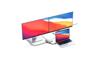 Adattatore Multimediale Type-c Doppio - Silver - Satechi - STC.ST-TCDMMAS