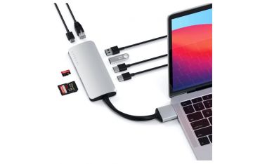 Adattatore Multimediale Type-c Doppio - Silver - Satechi - STC.ST-TCDMMAS