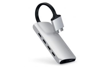 Adattatore Multimediale Type-c Doppio - Silver - Satechi - STC.ST-TCDMMAS