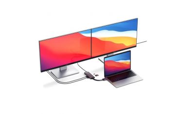 Adattatore Multimediale Type-c Doppio - Space Gray - Satechi - STC.ST-TCDMMAM