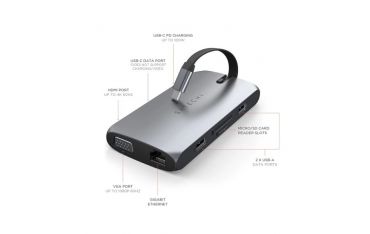 Adattatore Usb-c Multiport On-the-go - Space Gray - Satechi - STC.ST-UCMBAM