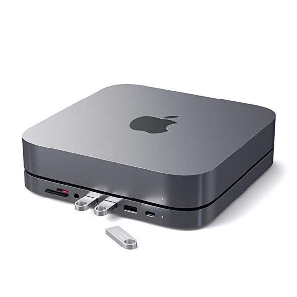 Supporto Con Hub In Alluminio Per Mac Mini - Satechi - STC.ST-ABHFM