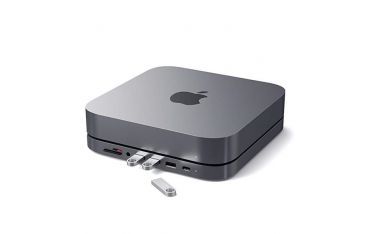 Supporto Con Hub In Alluminio Per Mac Mini - Satechi - STC.ST-ABHFM