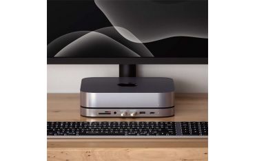 Supporto Con Hub In Alluminio Per Mac Mini - Satechi - STC.ST-ABHFM