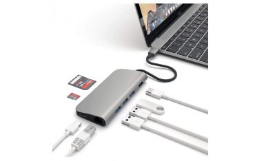 Adattatore Usb-c Multi-porta 4k Ethernet - Space Gray - Satechi - STC.ST-TCMAM