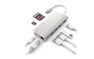 Adattatore Usb-c Multi-porta 4k Ethernet - Silver - Satechi - STC.ST-TCMAS