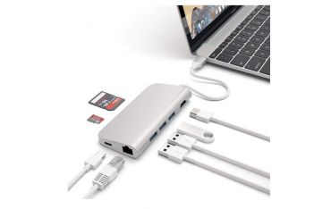Adattatore Usb-c Multi-porta 4k Ethernet - Silver - Satechi - STC.ST-TCMAS