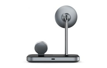 Stand Di Ricarica Wireless 3in1 - Space Gray - Satechi - STC.ST-WMCS3M