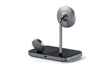 Stand Di Ricarica Wireless 3in1 - Space Gray - Satechi - STC.ST-WMCS3M