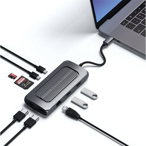 Usb-c Multiport Mx Adapter - Space Gray - Satechi - STC.ST-UCMXAM