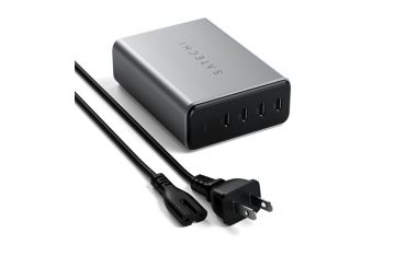 Caricatore Gan Usb-c 165w 4 Porte - Space Gray - Satechi - STC.ST-UC165GM-EU