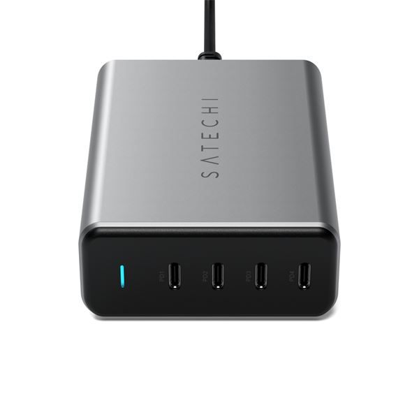 Caricatore Gan Usb-c 165w 4 Porte - Space Gray - Satechi - STC.ST-UC165GM-EU