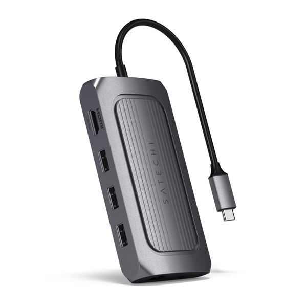 Adattatore Usb4 Multiport 8k - Space Gray - Satechi - STC.ST-U4MA3M