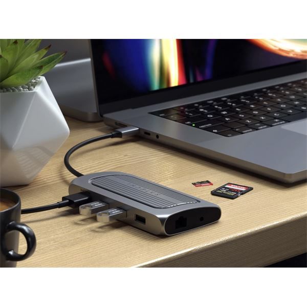 Adattatore Usb4 Multiport 8k - Space Gray - Satechi - STC.ST-U4MA3M