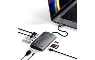 Adattatore Usb4 Multiport 8k - Space Gray - Satechi - STC.ST-U4MA3M