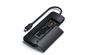 Hub Usb-c Hybrid Multiport Adapter Con Ssd - Black - Satechi - STC.ST-UCHSEK