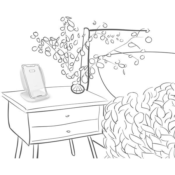 Stand Di Ricarica Wireless 10w - Bianco - Zens - ZNS.ZESC06W/00