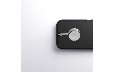 Tappetino Di Ricarica Wireless Qi Doppio + Watch 10w - Alluminio Nero - Zens - ZNS.ZEDC05B/00