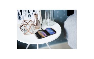 Tappetino Di Ricarica Wireless Doppio - Alluminio Nero - Zens - ZNS.ZEDC10B/00