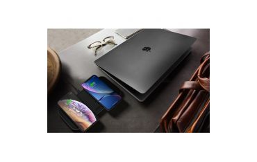 Tappetino Di Ricarica Wireless Doppio - Alluminio Nero - Zens - ZNS.ZEDC10B/00