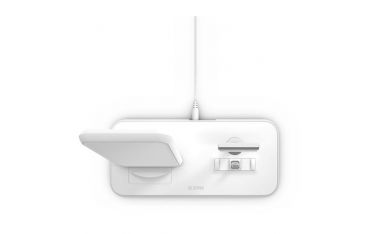 Supporto Ricarica Wireless Qi + Lightning + Usb In Alluminio - Bianco - Zens - ZNS.ZEDC06W/00