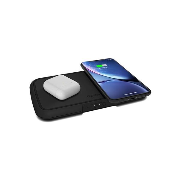 Batteria Esterna Wireless Qi Doppia 9000 Mah - Nero - Zens - ZNS.ZEPB04B/00