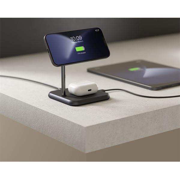 3-in-1 Magnetic Wireless Charger - Black - Zens - ZNS.ZEDC19B/00