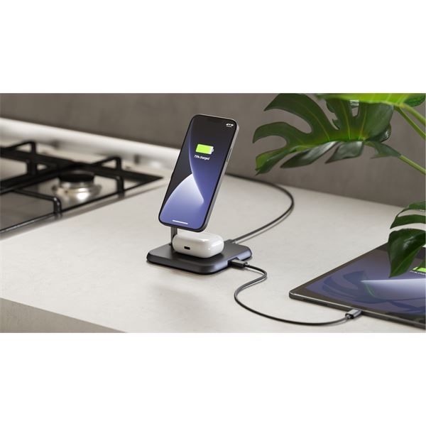 3-in-1 Magnetic Wireless Charger - Black - Zens - ZNS.ZEDC19B/00