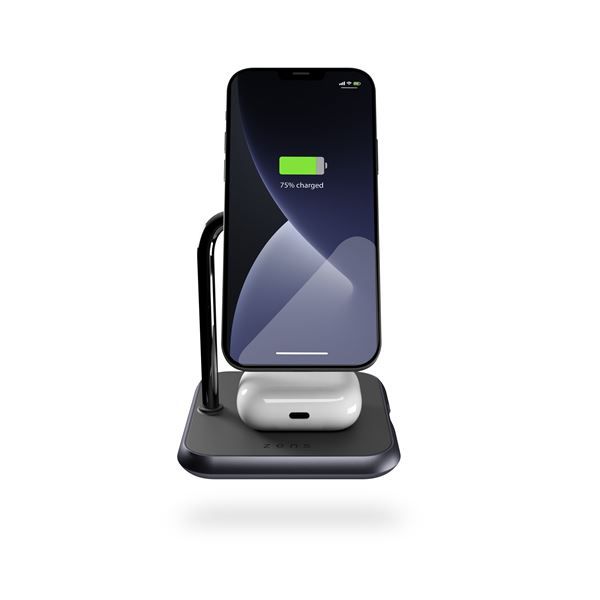 3-in-1 Magnetic Wireless Charger - Black - Zens - ZNS.ZEDC19B/00