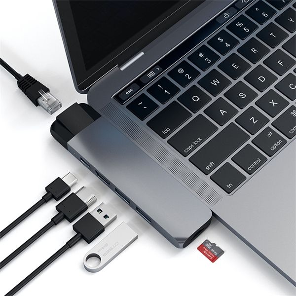 Pro Hub Usb-c Con Ethernet + Hdmi 4k Space Gray - Satechi - STC.ST-TCPHEM