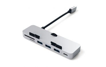 Pro Hub Usb-c Alluminio Con Aggancio Per Imac E Imac Pro Silver - Satechi - STC.ST-TCIMHS