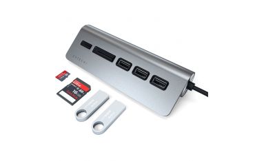 Hub Usb-c Con Card Reader Con Cavo Space Gray - Satechi - STC.ST-TCHCRM
