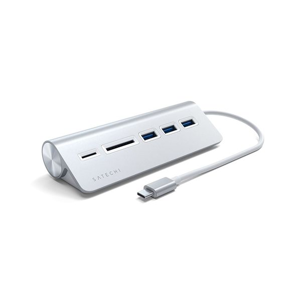 Hub Usb-c Con Card Reader Con Cavo Silver - Satechi - STC.ST-TCHCRS