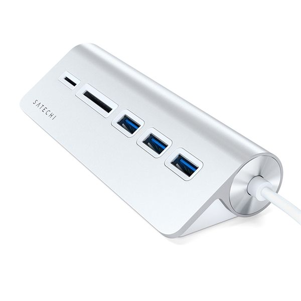 Hub Usb-c Con Card Reader Con Cavo Silver - Satechi - STC.ST-TCHCRS