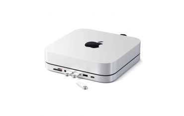 Supporto Con Hub In Alluminio Per Mac Mini - Silver - Satechi - STC.ST-ABHFS