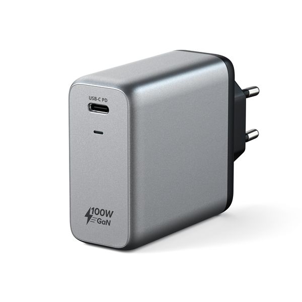 Alimentatore Gan Usb-c Da Parete 100w - Space Gray - Satechi - STC.ST-UC100WSM-EU