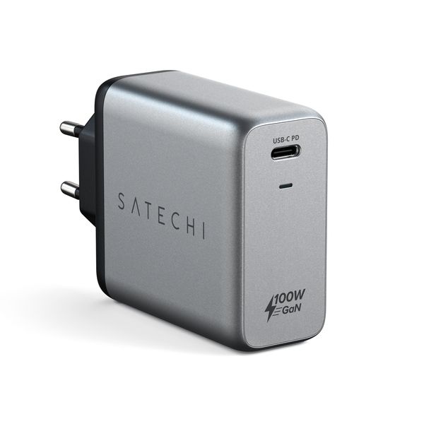 Alimentatore Gan Usb-c Da Parete 100w - Space Gray - Satechi - STC.ST-UC100WSM-EU