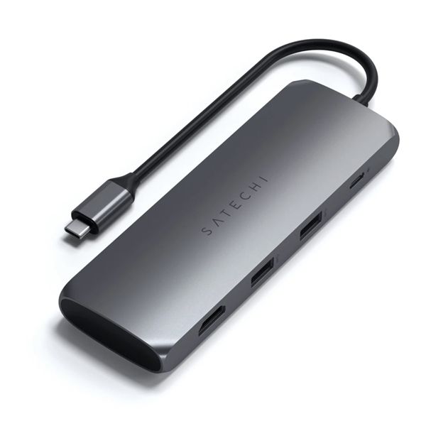 Hub Usb-c Hybrid Multiport Adapter Con Ssd - Space Gray - Satechi - STC.ST-UCHSEM