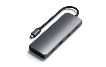 Hub Usb-c Hybrid Multiport Adapter Con Ssd - Space Gray - Satechi - STC.ST-UCHSEM