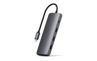 Hub Usb-c Hybrid Multiport Adapter Con Ssd - Space Gray - Satechi - STC.ST-UCHSEM