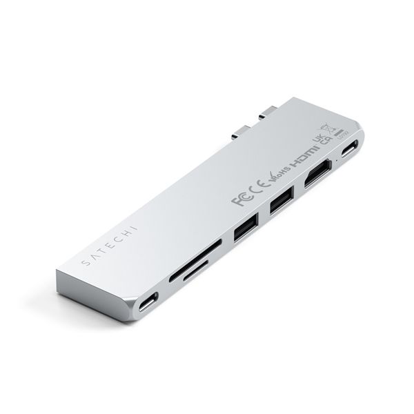 Usb-c Pro Hub Slim Adapter - Silver - Satechi - STC.ST-HUCPHSS