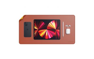 Deskmate - Sottomano In Ecopelle - Giallo/arancione - Satechi - STC.ST-LDMYO