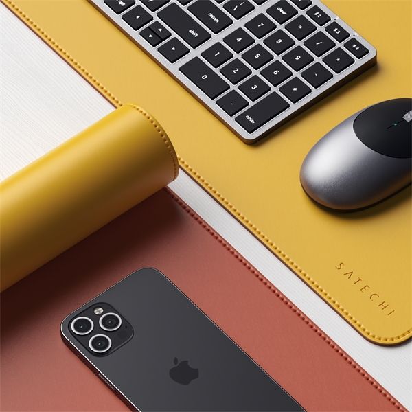 Deskmate - Sottomano In Ecopelle - Giallo/arancione - Satechi - STC.ST-LDMYO