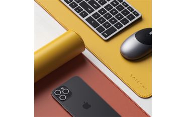 Deskmate - Sottomano In Ecopelle - Giallo/arancione - Satechi - STC.ST-LDMYO