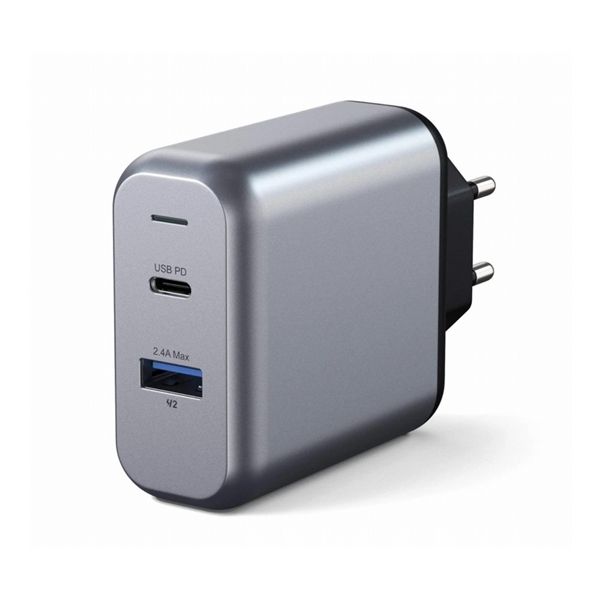 Caricabatterie Da Muro A Doppia Porta 30w - Satechi - STC.ST-MCCAM-EU