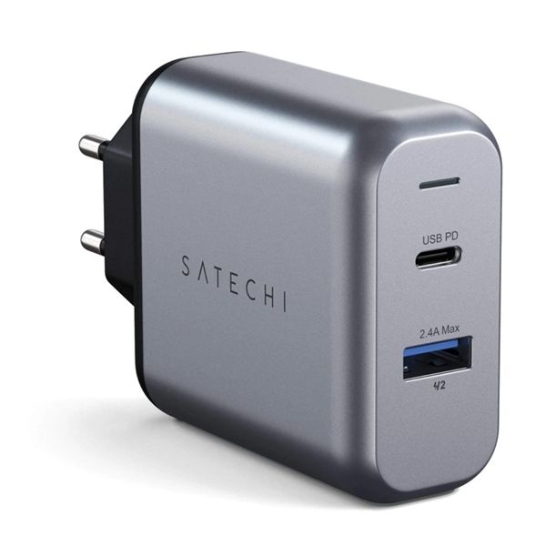 Caricabatterie Da Muro A Doppia Porta 30w - Satechi - STC.ST-MCCAM-EU