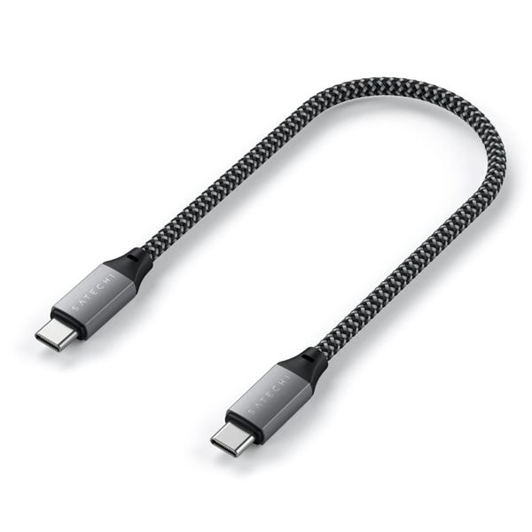 Cavo Usb-c A Usb-c 25cm - Space Gray - Satechi - STC.ST-TCC10M