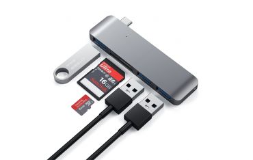 Hub Usb-c Con Card Reader Space Gray - Satechi - STC.ST-TCUHM