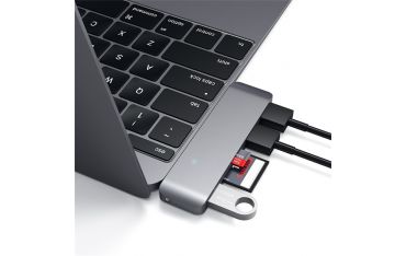 Hub Usb-c Con Card Reader Space Gray - Satechi - STC.ST-TCUHM