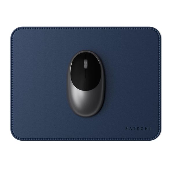Tappetino Per Mouse In Ecopelle - Blu - Satechi - STC.ST-ELMPB